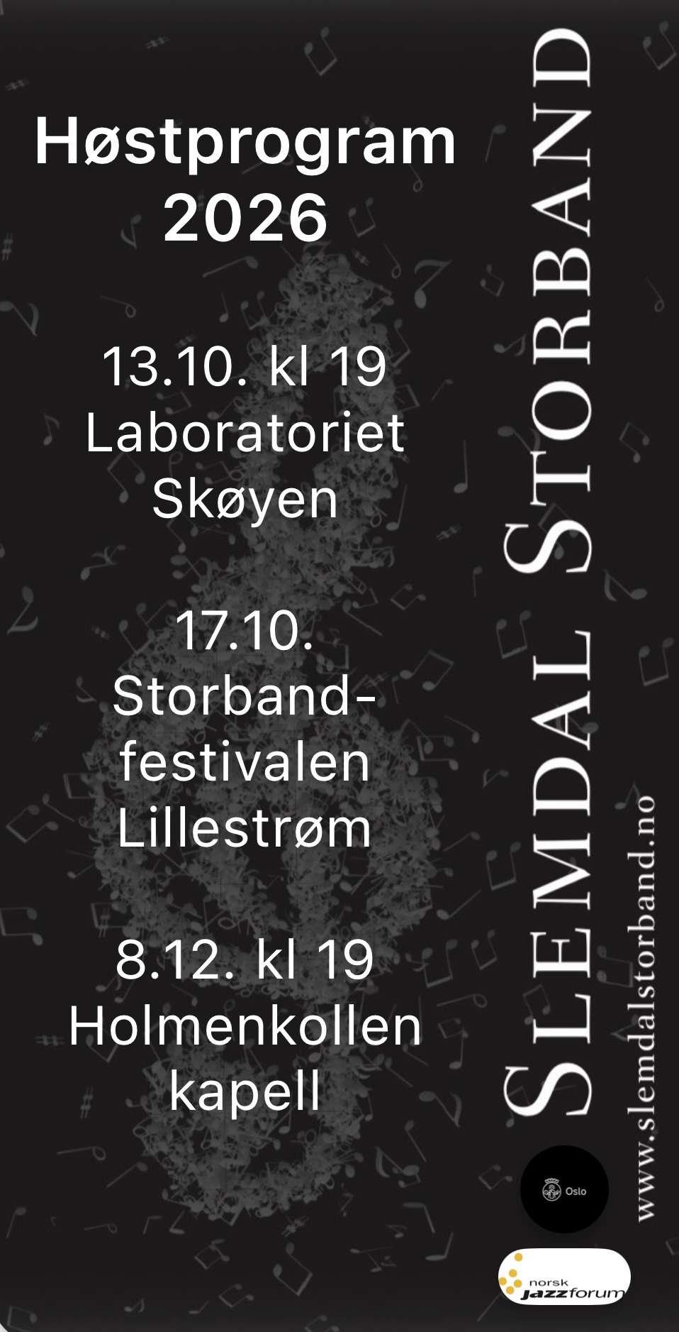 Konsertprogram 2026
